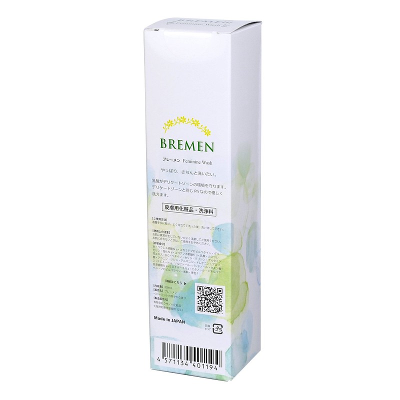 Bremen Feminine Wash 6.8 fl oz (200 ml) (Peppermint)