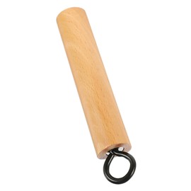 CONGARTENO Manico rimovibile in legno, ergonomico, come manico di ricambio per padella wok, protezione dal calore, con dispositivo di sospensione, 17,50 x 3,00 x 2,20 cm