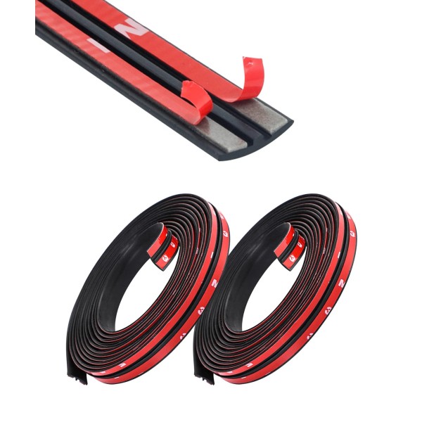 Sujade YAKEFLY 2-Piece Windshield Rubber Seal, 22 Ft Weather Stripping