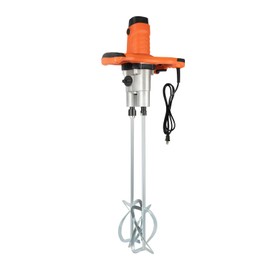 TITIDU Electric Concrete Mixer with Two Rods,1800W Portable Electric Concrete Cement Mixer Double Rod Grout Stirring Mixer,2 Speed Adjustment, Stirring Tool for Paint Grout Paint Plaster 110V, 60Hz