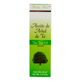 Bella Piel Cosmética, S.A. de C.V. Aceite Esencial Árbol De Té (tea Tree Oil) 30ml 100% Puro