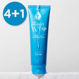Protect Whip Cleansing Foam 120ml x 5, Large Capacity Mildly Alkaline Foam Cleansing / 프로텍트 휩 클렌징폼 120ml 5개 약알카리 대용량 폼클렌징
