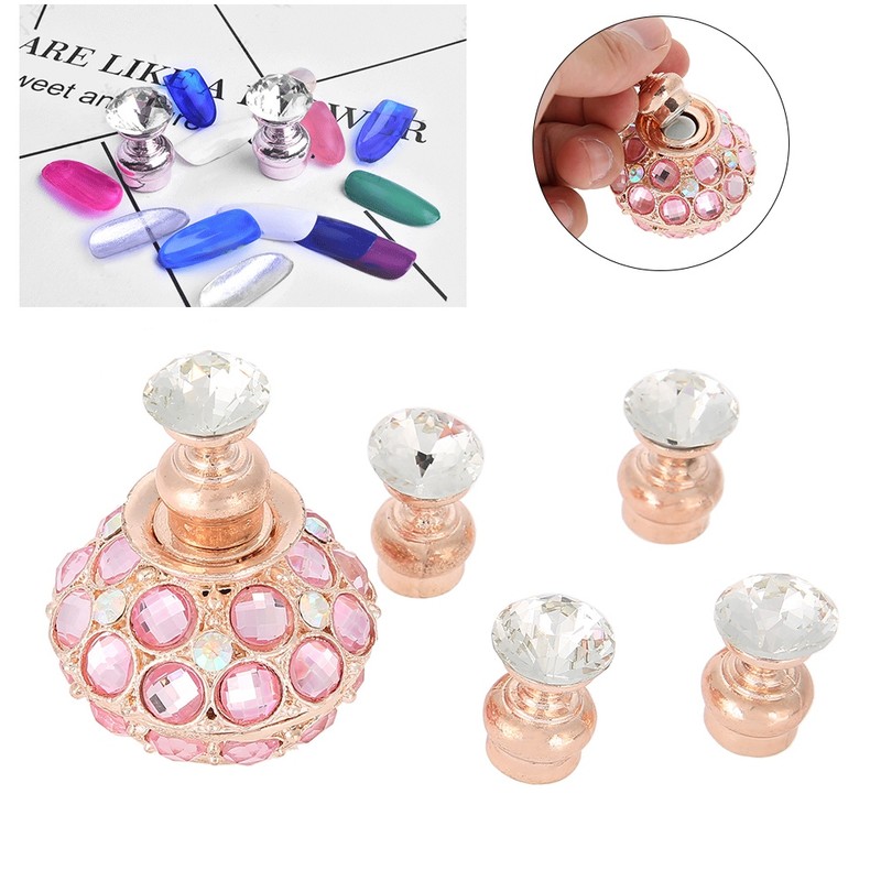 5Pcs Manicure Display Practice Stand Shelf Nail Art Tip Holders