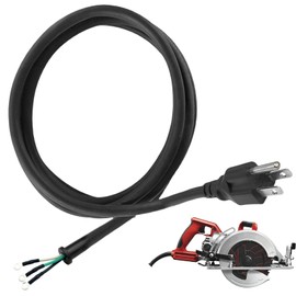 95104L for SKIL Saw Replacemen Cord with SPT77WM SPT78W SPT70WM SPT70V SPT55 Circular Saw Heavy Duty Durable Power Cord for SKILSaw Worm Drive Saw Power Tools Parts