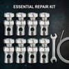 KAHZOR Pack of 8 Throttle Cable Universal, Throttle Cable Clamp,