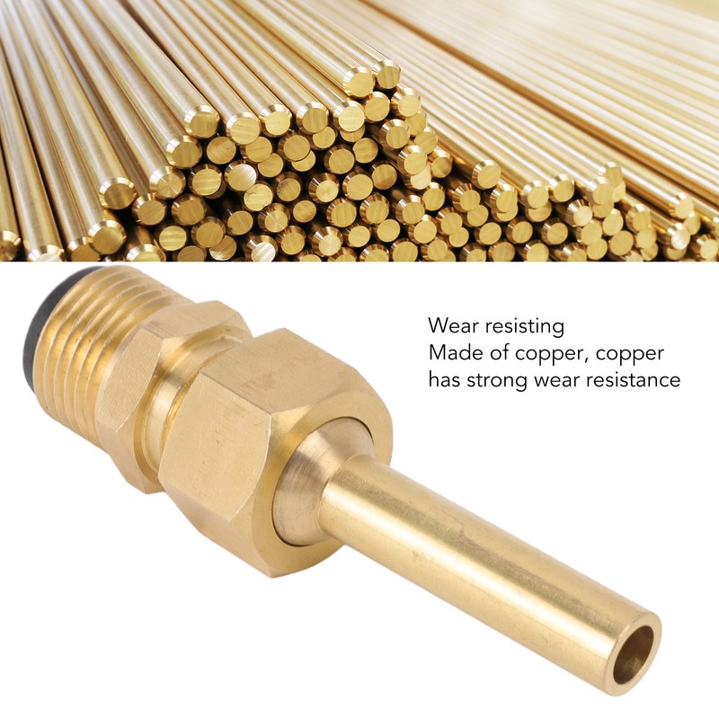 4 PCS Water Fountain Nozzles Pure Copper Large Hexagonal Direct