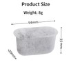 PUZZLEQ 10 Pack Water Filter Inserts for Ninja Luxe Café