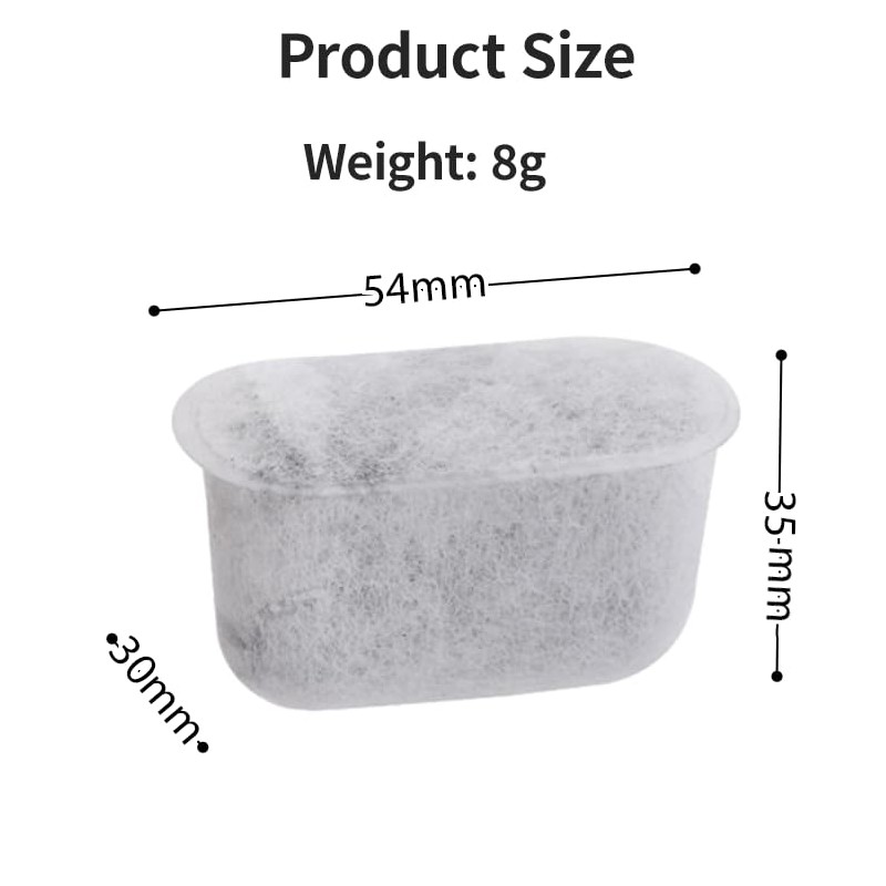 PUZZLEQ 10 Pack Water Filter Inserts for Ninja Luxe Café