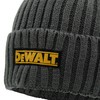 DEWALT Indianapolis Knitted Ribbed Beanie Hat Grey