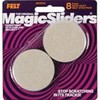 MAGIC SLIDERS L P 63003 8Pk 2" Oat Round Felt