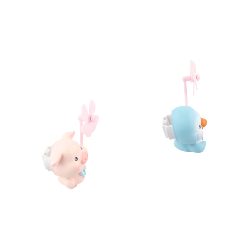 Leadigol Cute Rabbit Car Air Vent Clips, Cartoon Penguin Pig