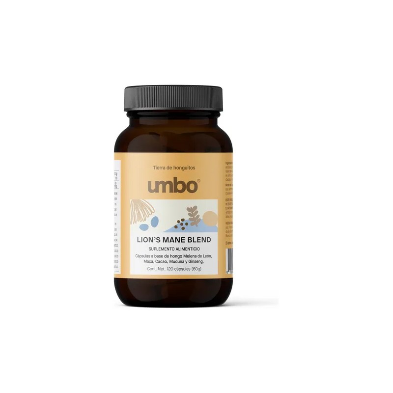 Lion's Mane + Maca + Ginseng | 4 Adaptogenos |