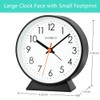EASIBEST No Ticking Silent Alarm Clock,Easy to Read and Use,Ascending