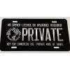 Diamond Etched Products Engraved Custom Car Tag License Plate