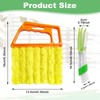 HAOHOMIO 4Pcs Blind Cleaner Duster Tool Set with 7-Finger &