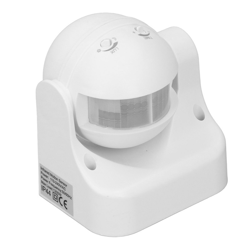 Motion Sensor Detector Switch Waterproof Intelligent Radiationless ABS Housing Infrared