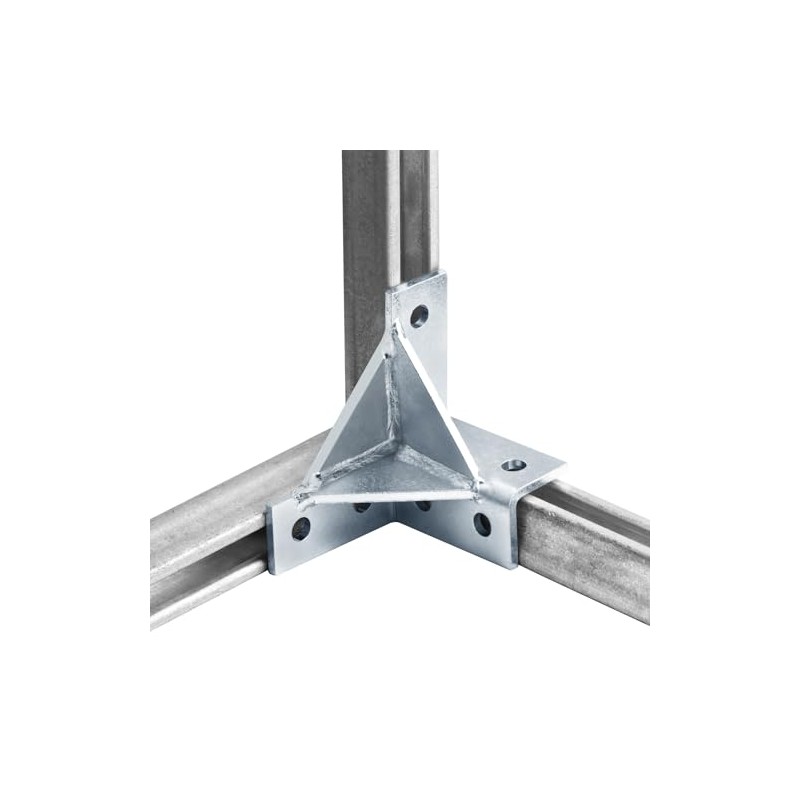 heneng 2 Pcs Wing Shaped Fittings for 1-5/8" Strut Channel,
