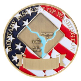 Artisan Owl United States Army USA Fort Belvoir Washington Excellence Through Service Challenge Coin