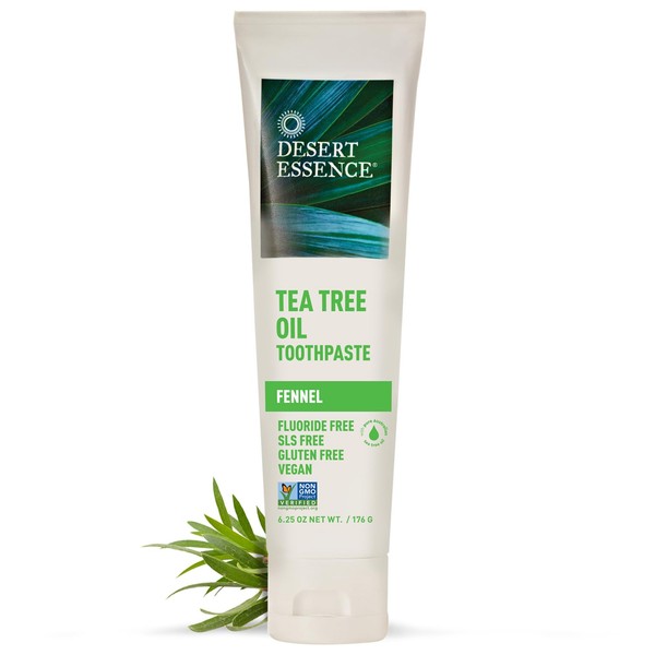 Desert Essence Desert Essence Tea Tree Oil & Fennel Toothpaste,