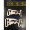 Antique Silver Tone Buckle Hardware