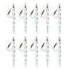 OCEAN CAT 10 Pcs Fast Fall Fishing Luers Mental Vertical