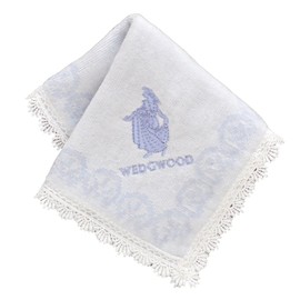 Wedgwood 260510-5202-10 Towel Handkerchief, White, white