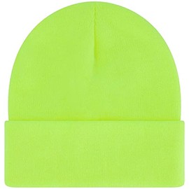 Natureland Beanie Hats for Men and Women – Acrylic Thick Thermal Knit Skull Beanie Winter Hat – Unisex Cuffed Plain Beanie Hat White