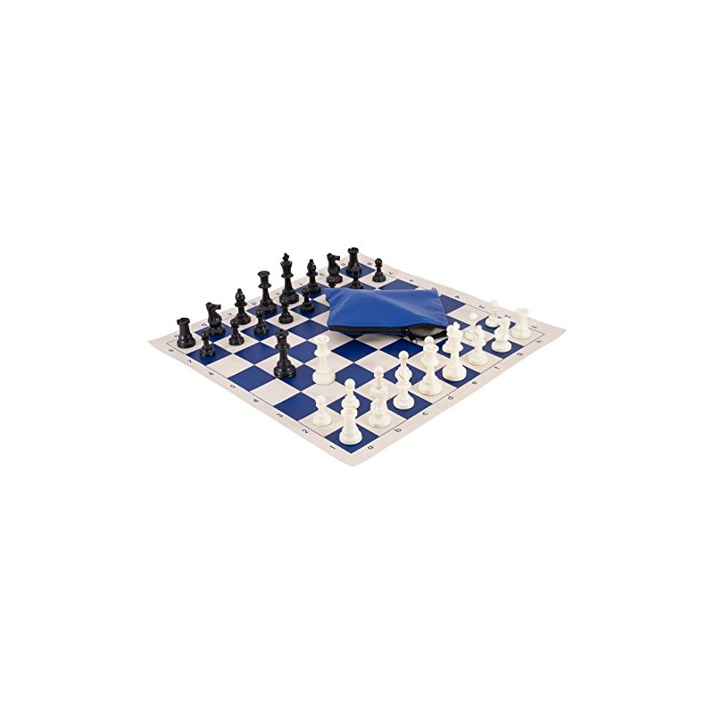 Basic Chess Set Combination - Triple Weighted - Royal Blue