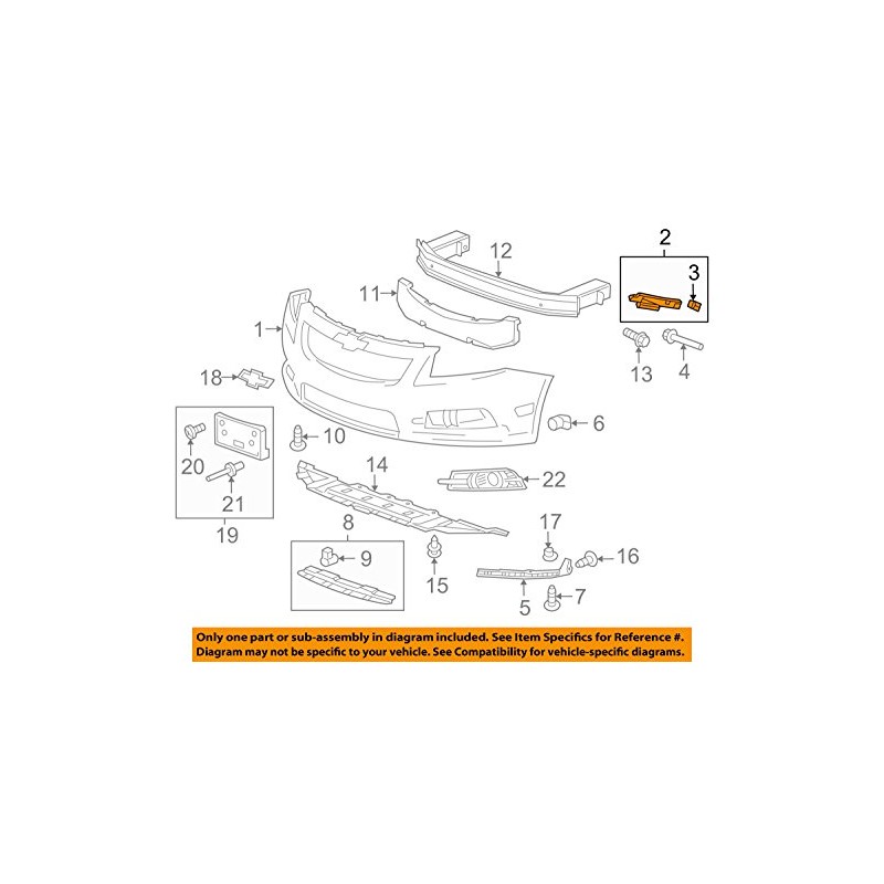 GM 95328894 GUIDE ASM-FRT BPR FASCIA
