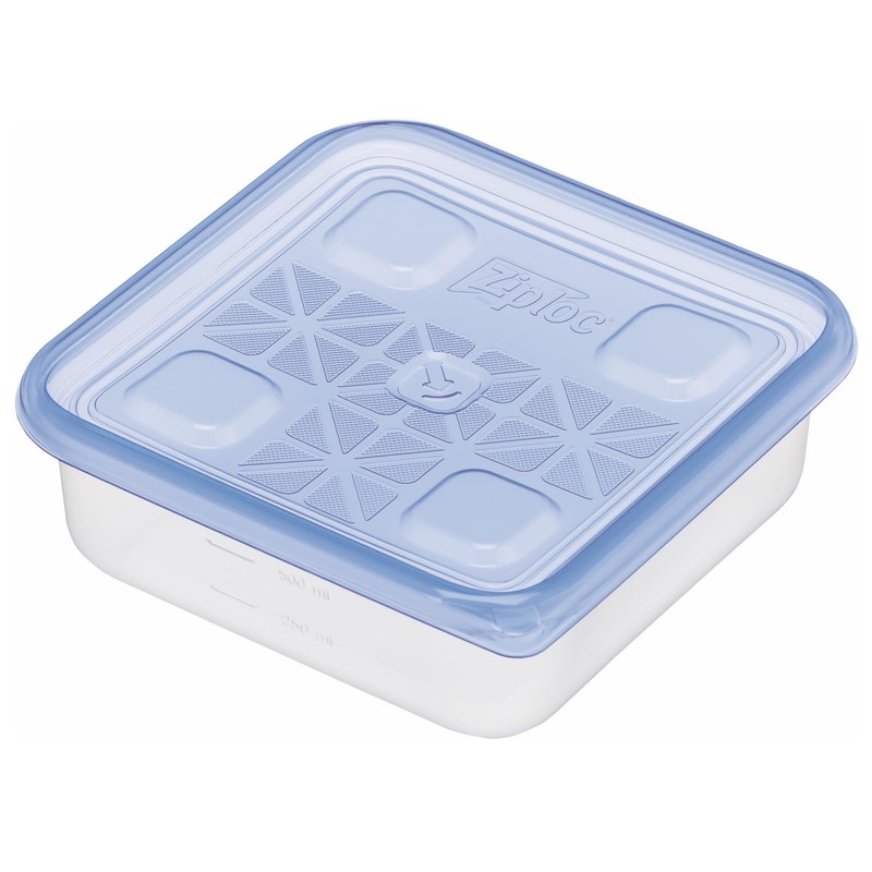 (Commercial Use) Ziplock Container, Square 23.7 fl oz (700 ml),