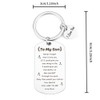 BOMEON Son Gifts, Son Gifts from Mum, Son Keyring from