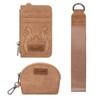 Wrangler KeyChain Wristlet Wallets for Women Western Dual Pouch Wristlet