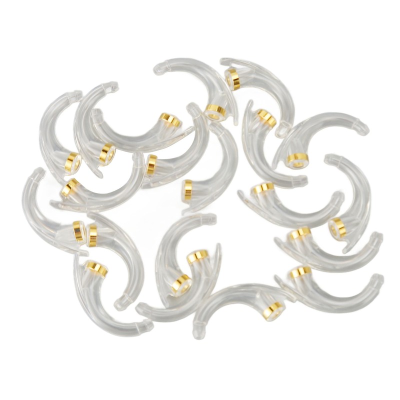 20pcs Replacement Ear Hook Prevents Howling Hearing Tool Parts Accessory
