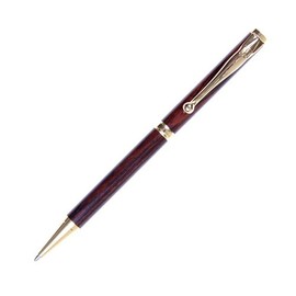 Lanier Pens Slimline Twist Pen - Titanium Nitride - Kingwood
