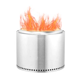 Fire Pit Portable Outdoor Wood Burning Patio Backyard Firepit for Winter