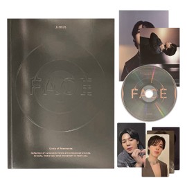 JIMIN OF BTS - [FACE] (Undefinable Face Ver.) Photo Book + CD + Photo Card A + Photo Card B + Post Card + Large Post Card + 2 Extra Photocards
