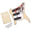 Alnicov 3-Ply Prewired Loaded Pickguard Scratchplate Backplate with SSS Alnico