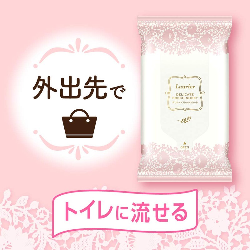 Laurier Delicate Fresh Sheets, 15 Sheets