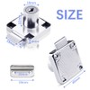 4 Sets Security Drawer Lock Furniture Lock Cylinder Zinc Alloy