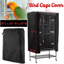 LITEMATIRA Universal Bird Parrot Cage Cover - Large Night Birdcage Protector for Bird Rescue, Night Accessories Guard, Windproof & Waterproof