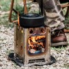 Boundless Voyage Ultralight Titanium Wood Stove Outdoor Camping Backpacking Stove