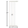 MidWest Homes for Pets Steel Pet Gate Extension; Pet Gate