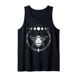 Bee Moon Phases, Crystals Gothic Punk Style Honey Original Tank Top