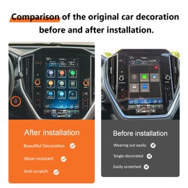 Auovo Volume Knob Cover Fit for Subaru Crosstrek Impreza Accessories 2024 2025/25 Forester / 20-24 Legacy Outback / 22-23 WRX / 24 Ascent Radio Knob Cover Engine Start Stop Outer Ring (3pcs, Orange)