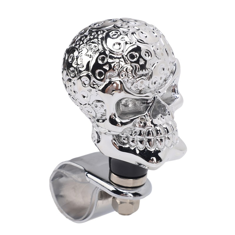 Skull Steering Wheel Turn Knob 3cm Diameter Turn Knob Spinner
