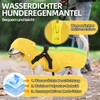 SlowTon Dog Raincoat - Dog Raincoat with Chest Harness, Removable