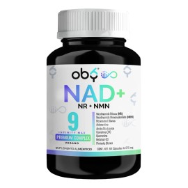 Nad Max Con Nmn Y Nr Nicotinamida Ribosa, Resveratrol, Quercetina, Coenzima Q10, Ala, Astaxantina Y Ms  Frmula Premium Antioxidantes  Oby Suplementos 