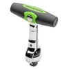 STRAIGHT Swivel Ratchet Wrench, 2-way, Stubby Type, Insertion Angle 3/8