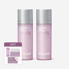 Arosel Super Shot Coltra Ampoule 7X 2pcs + [Collagen Sachet SET] / 아로셀 슈퍼 샷 콜트라 앰플 7X 2개 +[콜라겐 사셰 SET]