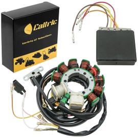 Caltric Stator and Regulator Rectifier Compatible With Polaris Magnum 425 2X4 4X4 1995 1996 1997 4-Stroke